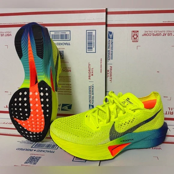 Nike ZoomX 🔥 Vaporfly Green Volt Scream DV4129-700 Women’s Size 7 7.5 8 10 - Picture 2 of 9